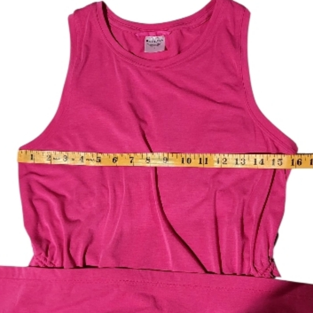 Athleta Air Out Cinch Pink Tank Medium - Picture 8 of 10